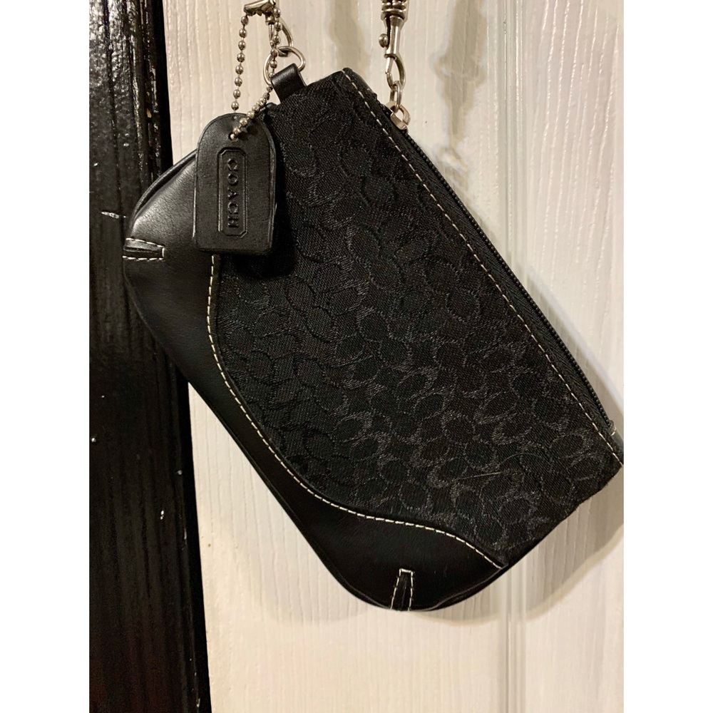 Coach Wristlet In Colorblock Signature Canvas